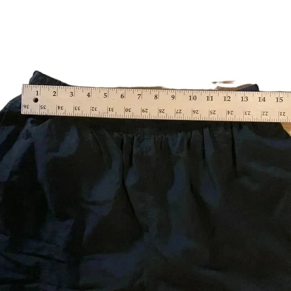 TYR Black Elastic Waistband Logo Athletic Swimming‎ Shorts Unisex Size XXL